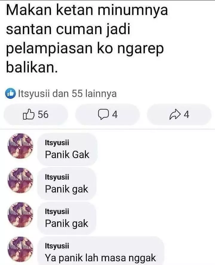 status FB guyonan singkat yang lucu abis © 2021 instagram.com