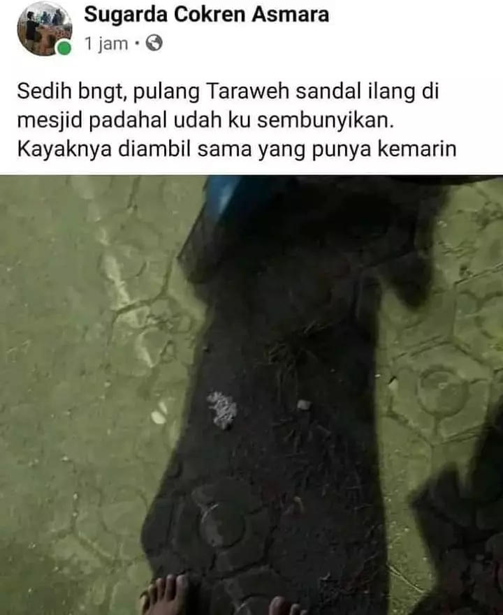 status FB guyonan singkat yang lucu abis © 2021 instagram.com