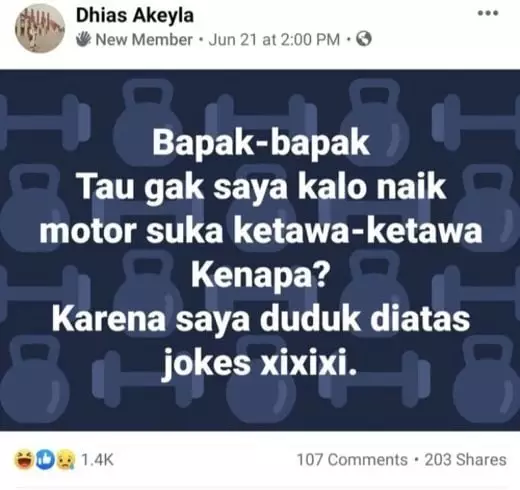 status FB guyonan singkat yang lucu abis © 2021 instagram.com