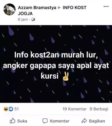 status FB guyonan singkat yang lucu abis © 2021 instagram.com