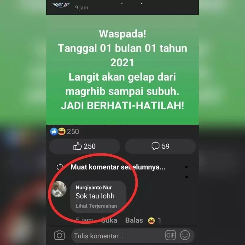 status FB guyonan singkat yang lucu abis © 2021 instagram.com