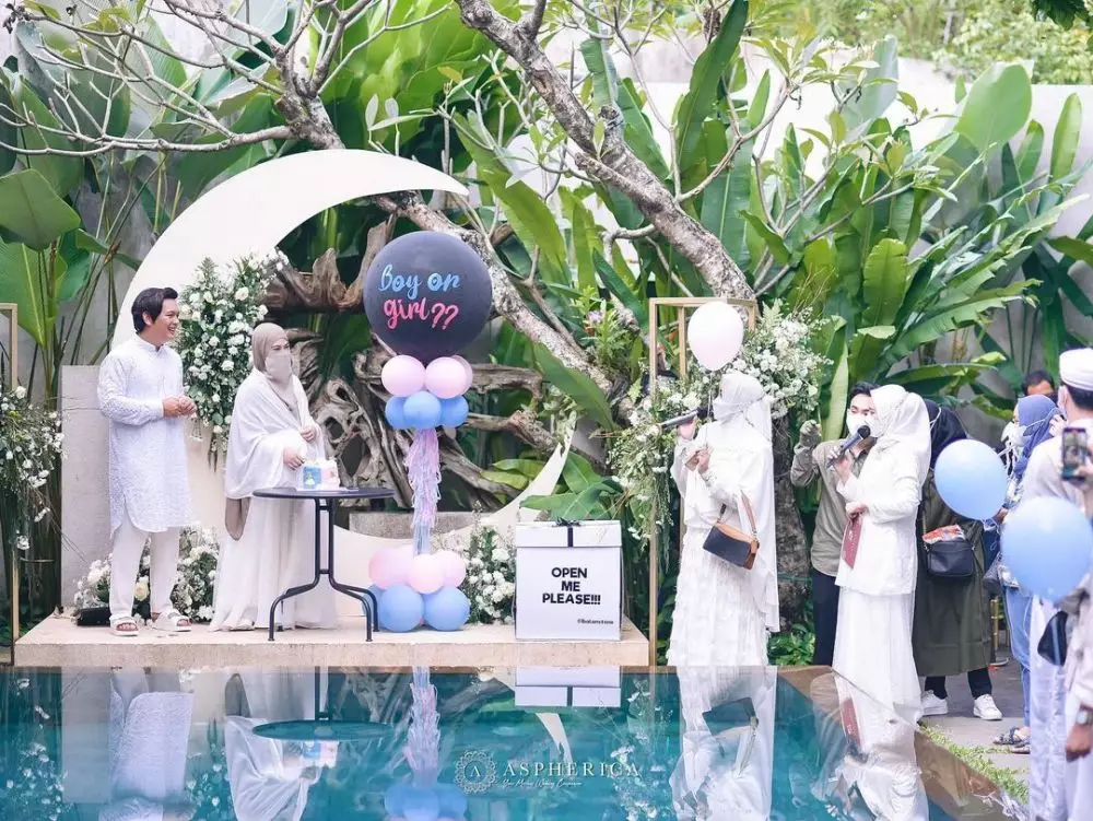 Potret tasyakuran 7 bulanan istri Natta Reza Instagram Potret tasyakuran 7 bulanan istri Natta Reza Instagram