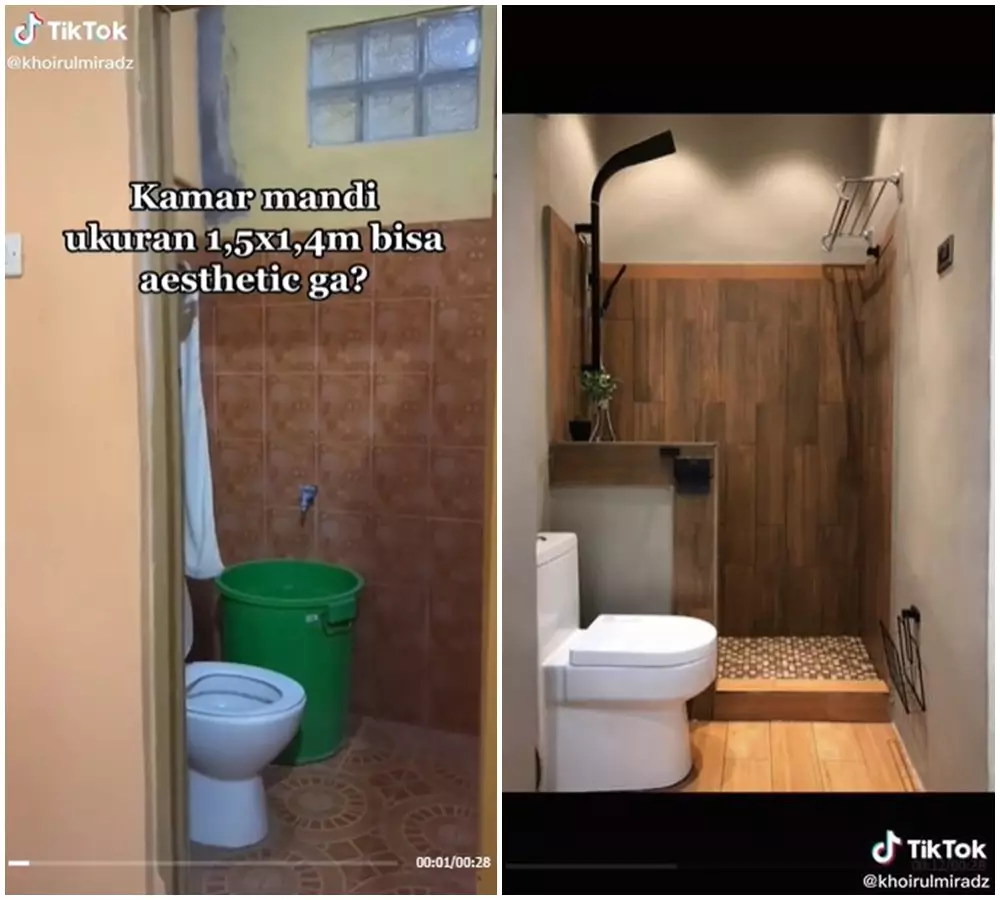kamar mandi estetik © 2021 TikTok