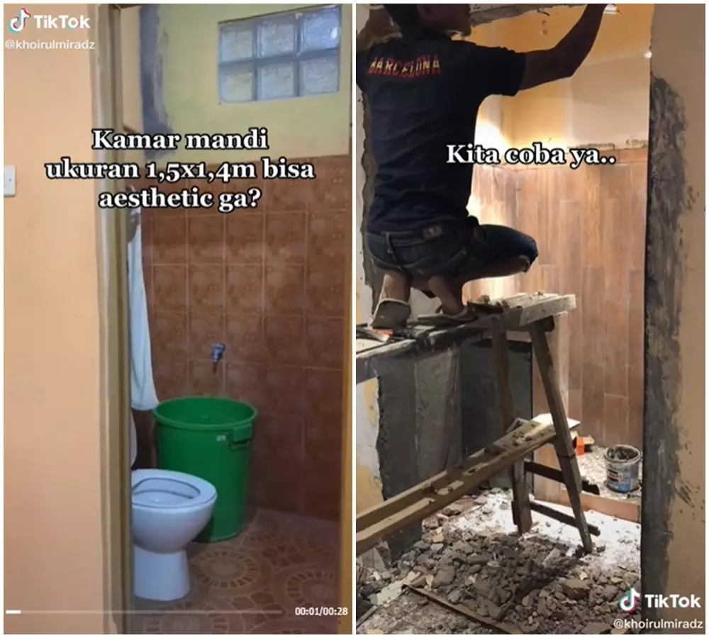 kamar mandi estetik © 2021 TikTok