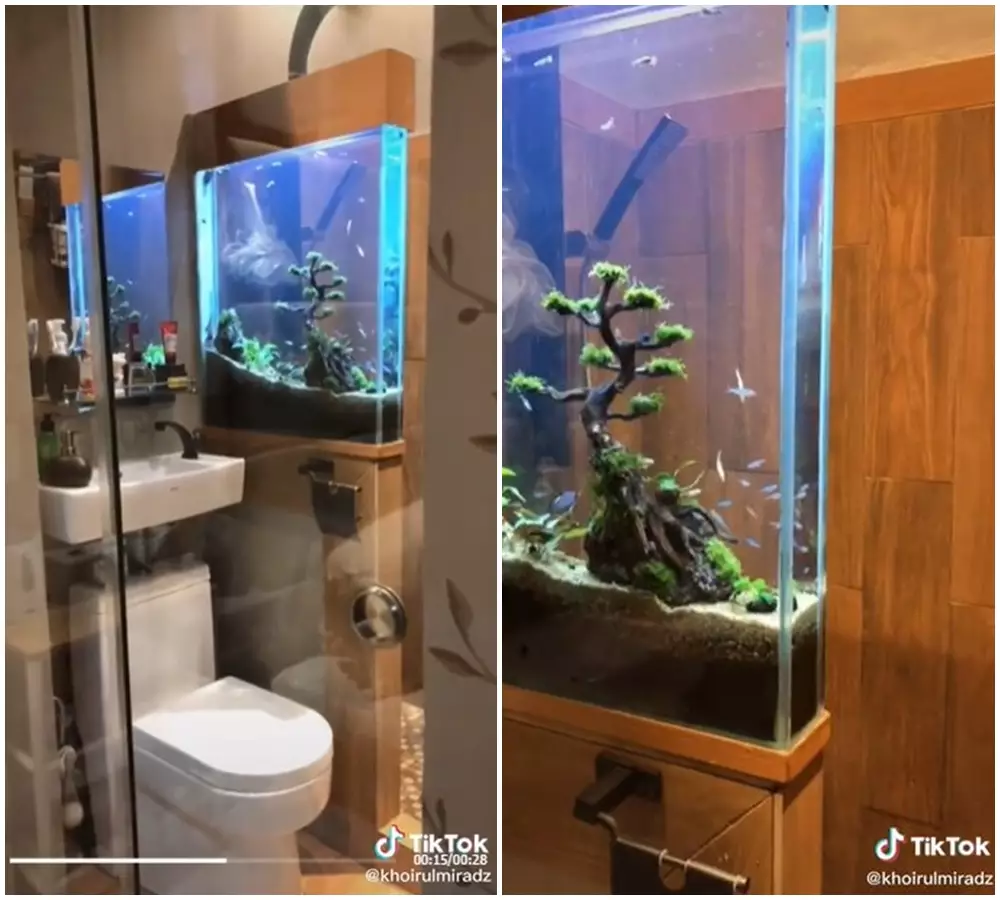 kamar mandi estetik © 2021 TikTok