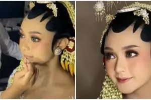 Anak SMA jadi MUA pengantin, hasil riasannya tuai pujian