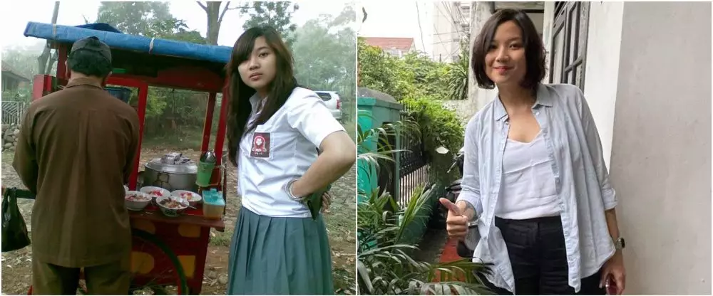 perubahan penyanyi saat sma dan kini © berbagai sumber