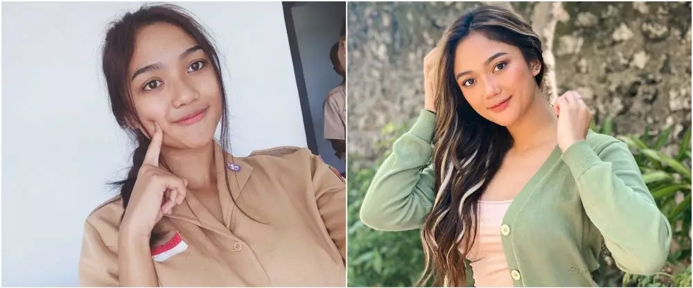 perubahan penyanyi saat sma dan kini © berbagai sumber