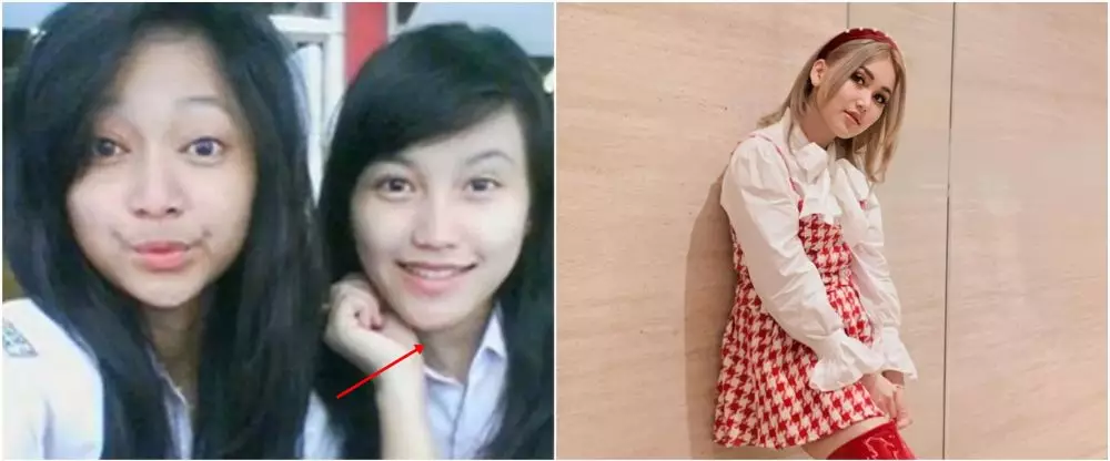 perubahan penyanyi saat sma dan kini © berbagai sumber