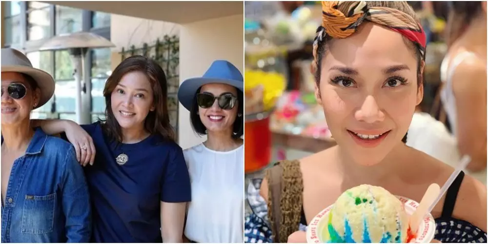 Beda gaya Maia Estianty dan BCL liburan Hawaii Berbagai sumber  Beda gaya Maia Estianty dan BCL liburan Hawaii Berbagai sumber