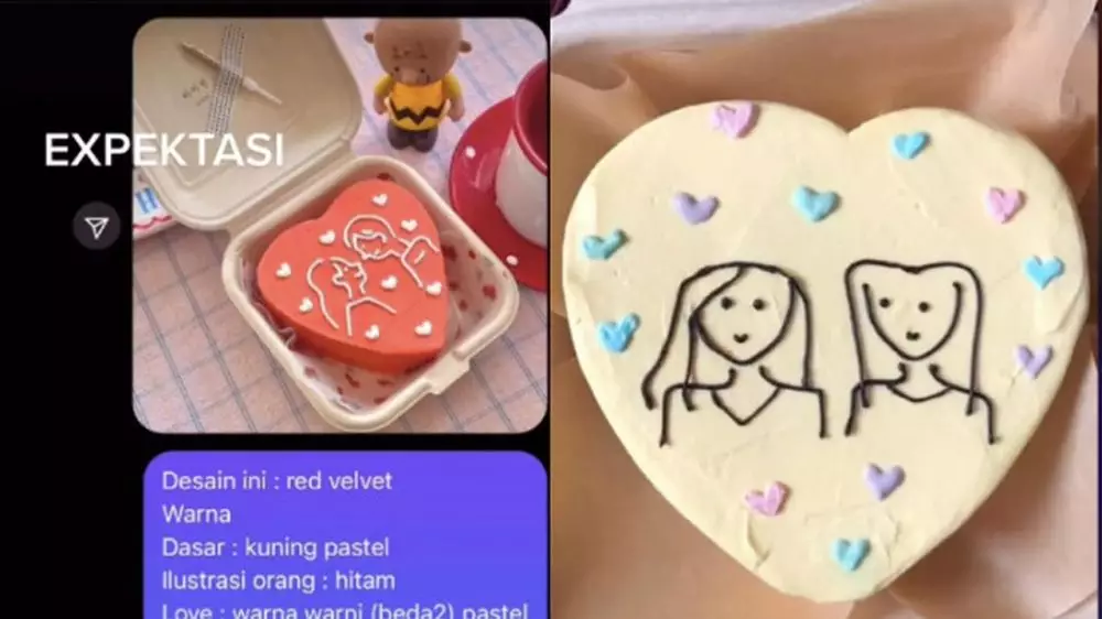 bento cake gagal © 2021 TikTok