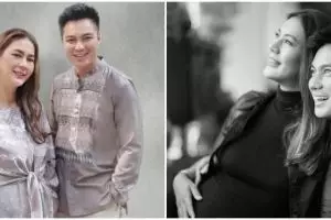 7 Potret maternity shoot Paula Verhoeven & Baim Wong, bertema monokrom
