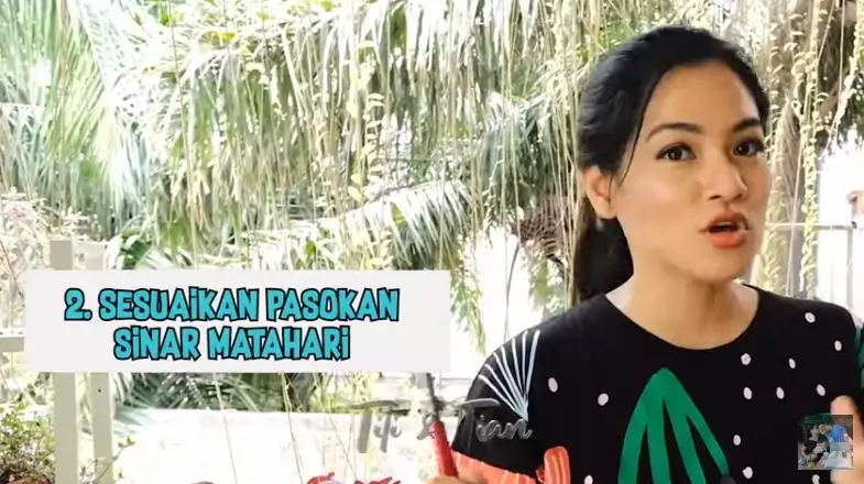 7 cara Titi Kamal rawat tanaman © YouTube/Titi dan Tian 7 cara Titi Kamal rawat tanaman © YouTube/Titi dan Tian