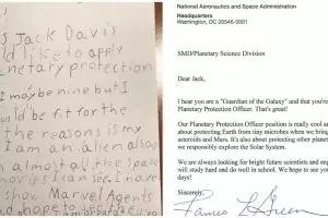 Bocah 9 tahun kirim lamaran kerja ke NASA, dapat balasan nggak terduga