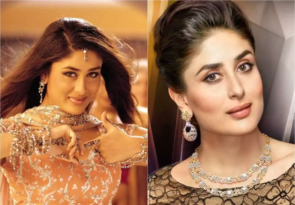 Potret dulu dan kini Kareena Kapoor © berbagai sumber Potret dulu dan kini Kareena Kapoor © berbagai sumber