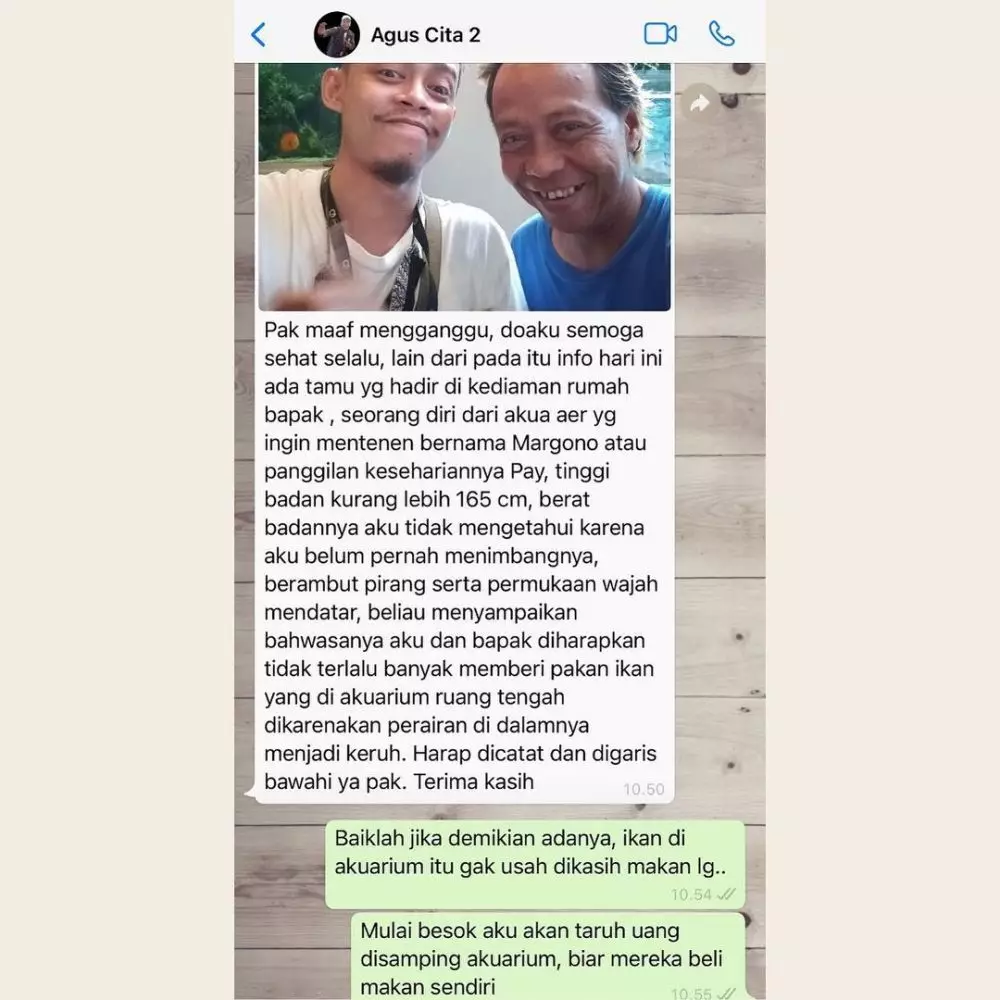 Chat lucu Agus Citayem asisten Denny Cagur © 2021 brilio.net