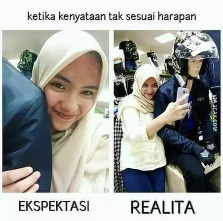 11 Potret lucu ekspektasi vs realita ala warga Facebook Facebook/@Meme and Anime Comic Indonesia