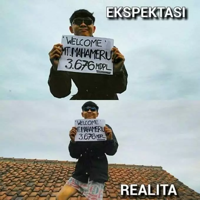 11 Potret lucu ekspektasi vs realita ala warga Facebook Facebook/@Meme and Anime Comic Indonesia