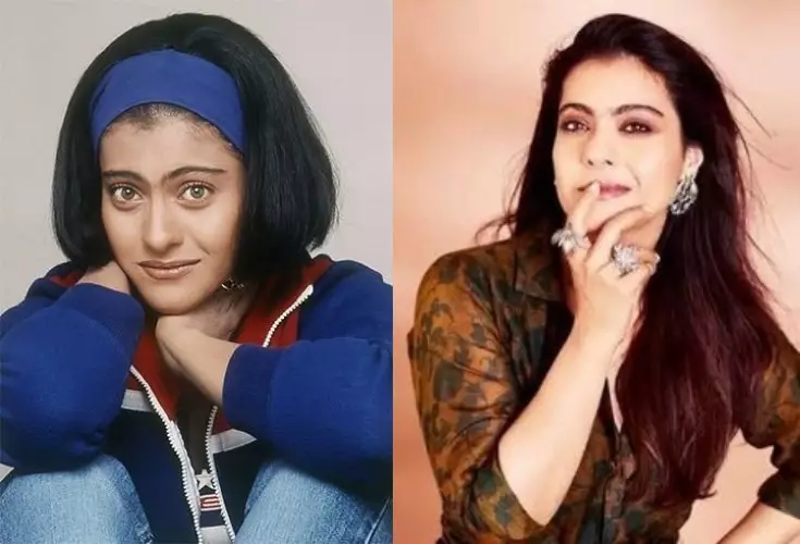 Potret dulu dan kini Kajol dari berbagai sumber Potret dulu dan kini Kajol dari berbagai sumber