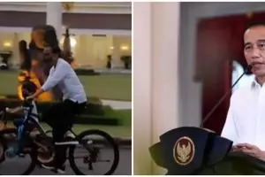 Sapa warga Jogja di Istana Kepresidenan, gestur Jokowi jadi buah bibir