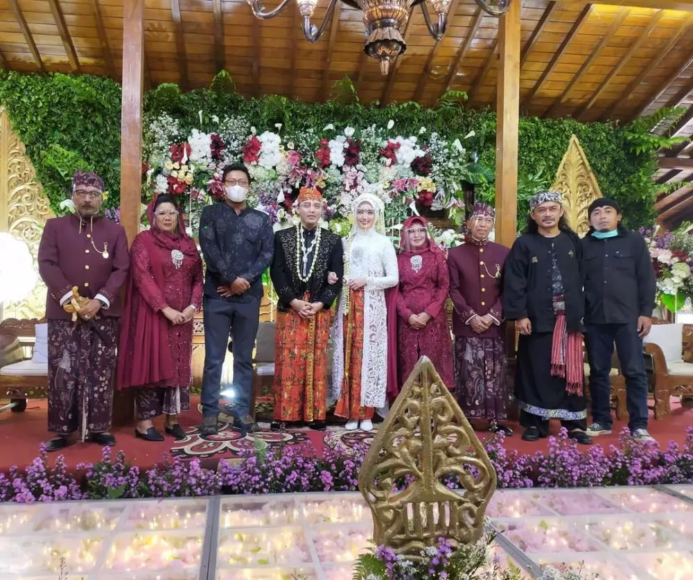 resepsi pernikahan anak sujiwo © 2021 Instagram