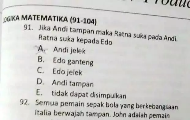 soal lucu di buku LKS bikin susah jawab nih © 2021 1cak.com