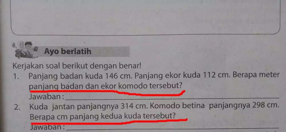 soal lucu di buku LKS bikin susah jawab nih © 2021 1cak.com
