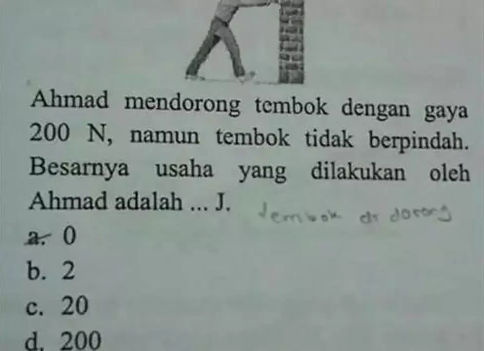 soal lucu di buku LKS bikin susah jawab nih © 2021 1cak.com