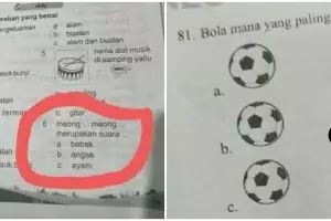 15 Soal lucu di buku LKS ini bikin siswa nggak bisa jawab