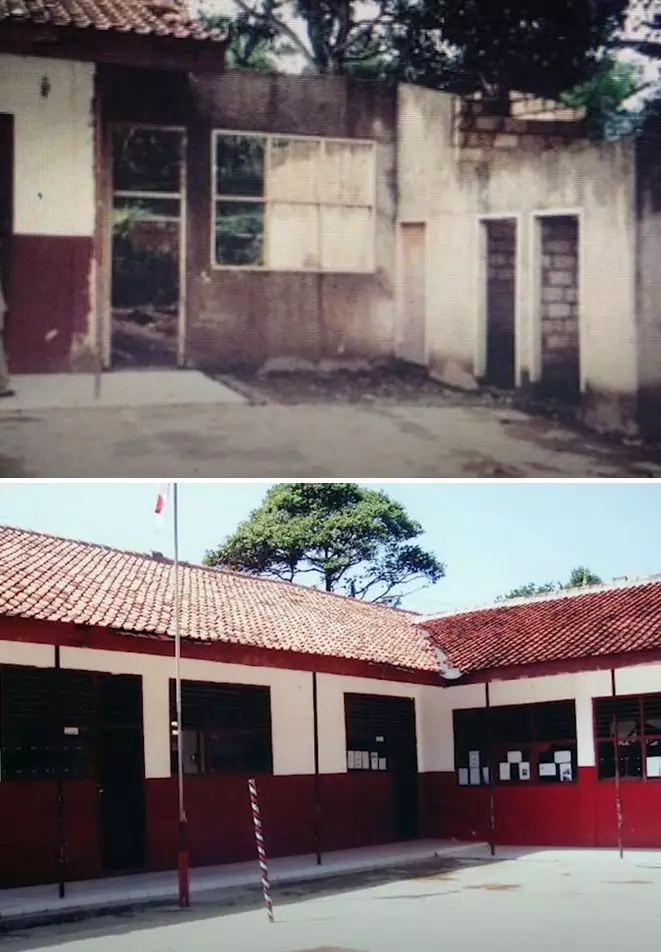 potret sekolah yang direnovasi Cinta Laura © 2021 brilio.net YouTube potret sekolah yang direnovasi Cinta Laura © 2021 brilio.net YouTube