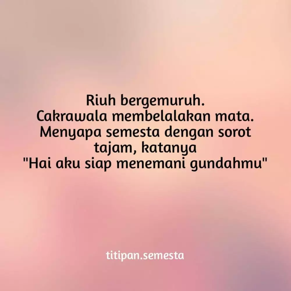 Caption tentang semesta © 2021 brilio.net