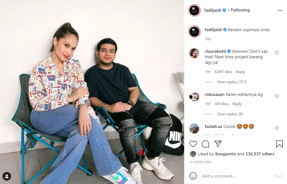 Fadil Jaidi ngaku mirip Reza Rahadian Instagram