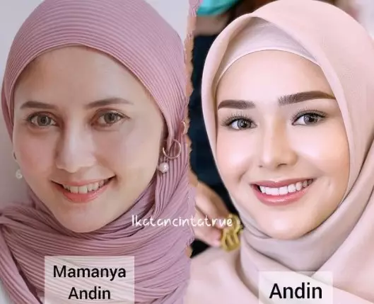foto bukti Andin & Sofia mirip dari berbagai sumber
