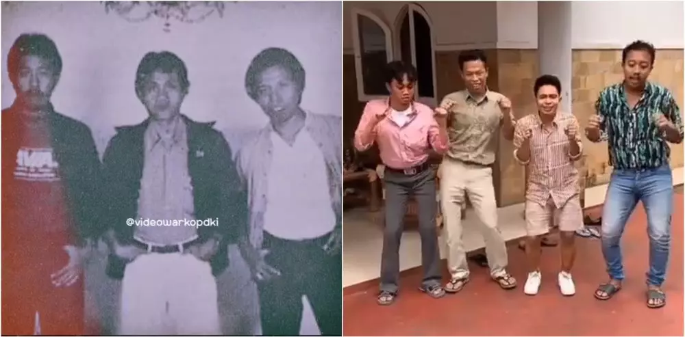 Beda gaya penampilan Warkop dan Warkopi © berbagai sumber