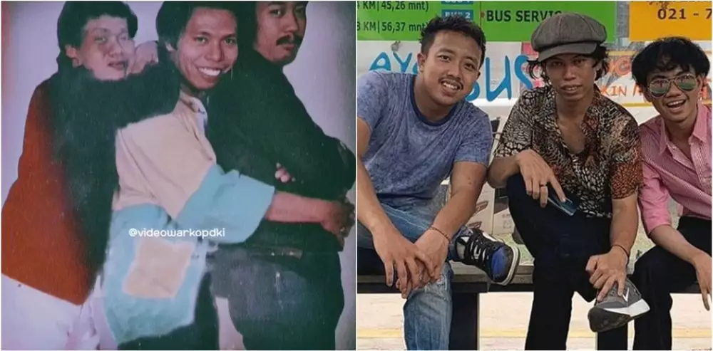 Beda gaya penampilan Warkop dan Warkopi © berbagai sumber