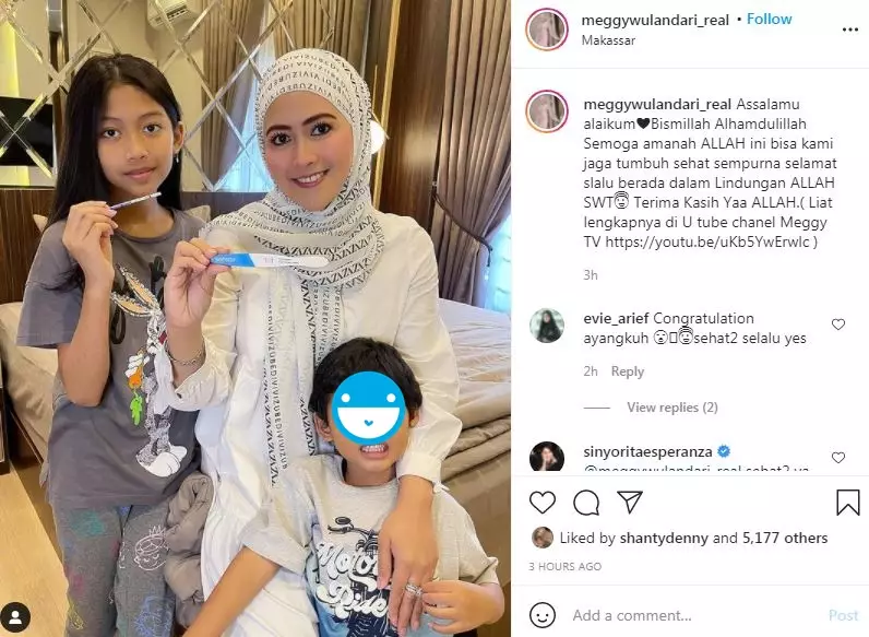 Meggy Wulandari hamil anak ketiga berbagai sumber