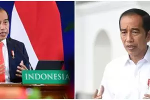 Kunjungan kerja ke Cilegon, Jokowi sopiri Puan Maharani & dua menteri