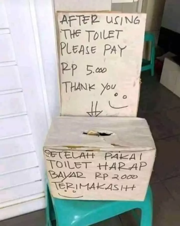 peringatan pakai bahasa Inggris lucu abis © 2021 1cak.com peringatan pakai bahasa Inggris lucu abis © 2021 1cak.com