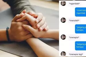 11 Chat lucu nasib cinta jarak jauh ini ngenes banget