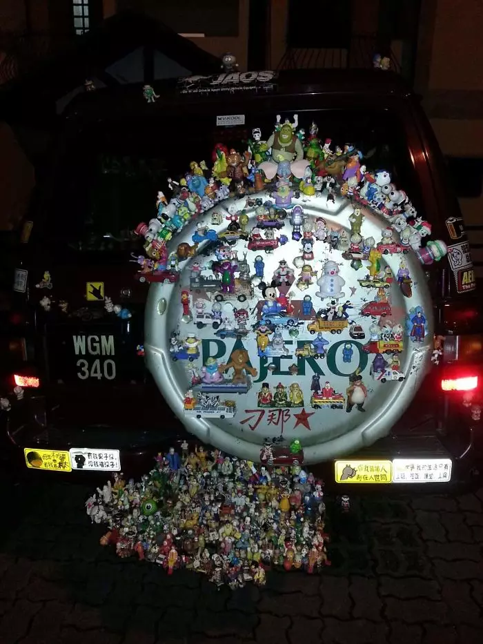 cara nyeleneh orang waktu dekor mobil absurd © 2021 berbagai sumber