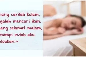 75 Pantun ucapan selamat tidur buat pacar, manis dan romantis