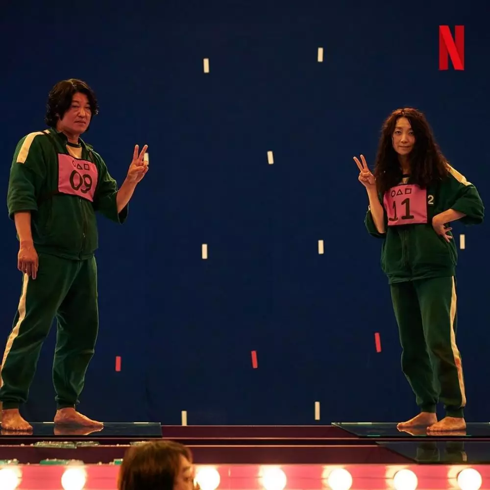 Potret pemain Squid Game di belakang layar Instagram/@theswoonnetflix