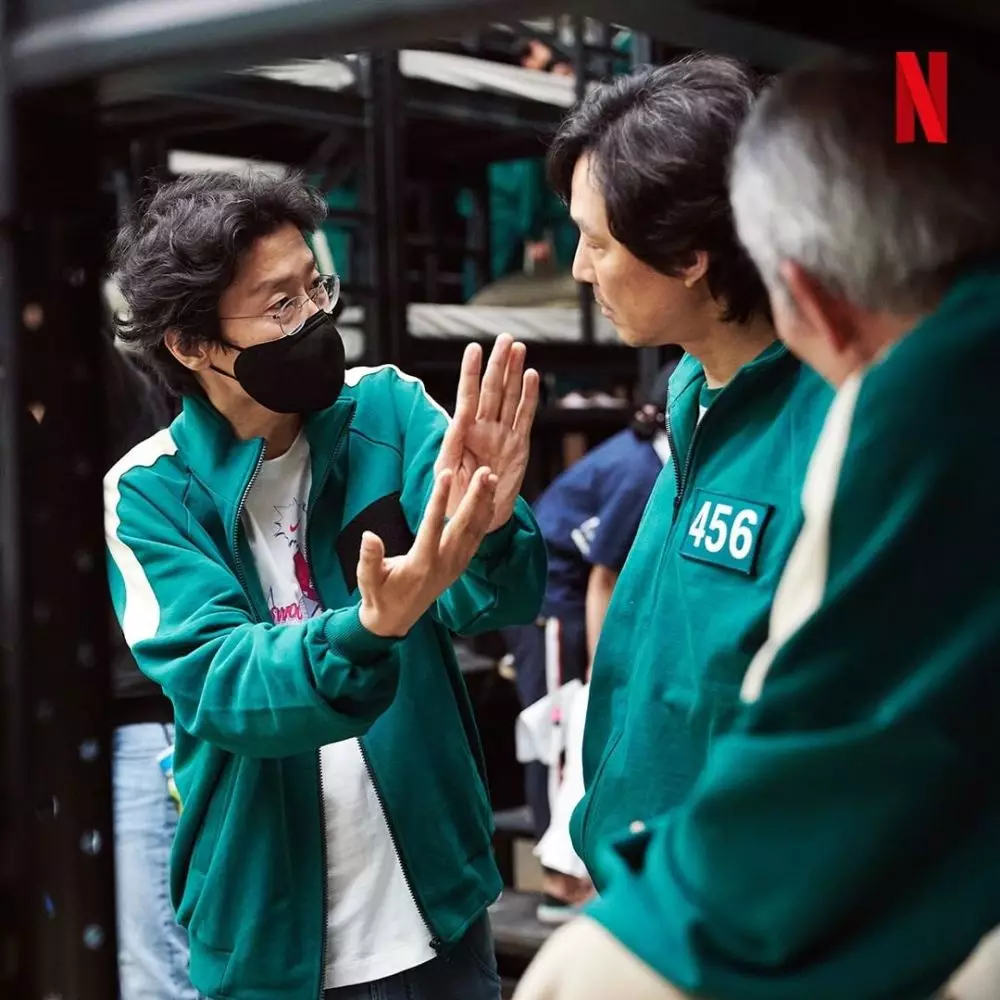 Potret pemain Squid Game di belakang layar Instagram/@theswoonnetflix