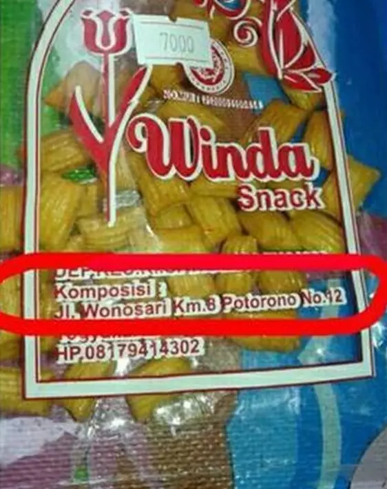 tulisan di komposisi makanan bingungin banget © 2021 1cak.com
