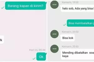 11 Chat lucu penjual online shop malah pamer ini bikin heran