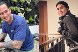 Makna tato 7 aktor ganteng, punya Desta gambar wajah anaknya