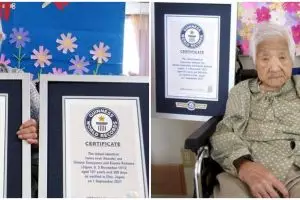 Berusia 107 tahun, dua warga Jepang ini jadi kembar tertua di dunia