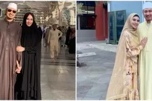 5 Momen Kartika Putri hadiri lamaran Ria Ricis, Habib Usman pakai kaus