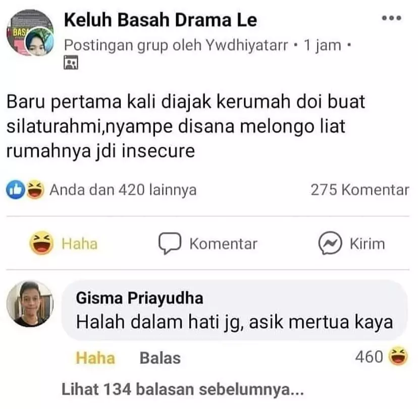 status FB lucu mau pamer yang malah bohong banget © 2021 instagram.com