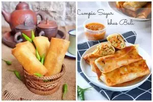 23 Resep lumpia isi sayuran, renyah, lezat, dan bergizi